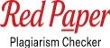 Red Paper™ Plagiarism Checker & AI Detector Tool Logo - Free Online Plagiarism Detection